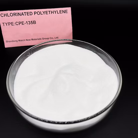 Zähigkeits- und härtendes CPE aus kautschukartigem chloriertem Polyethylenharz