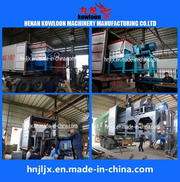 Dual Shaft Shredders Industrial Plastics Pipe Profile Industrial Shredder Machine